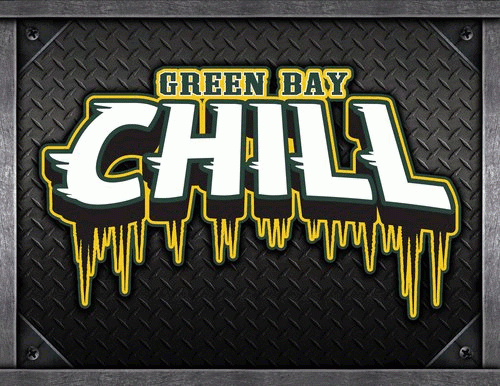 green bay chill 2010-pres primary logo iron on transfers for T-shirts...